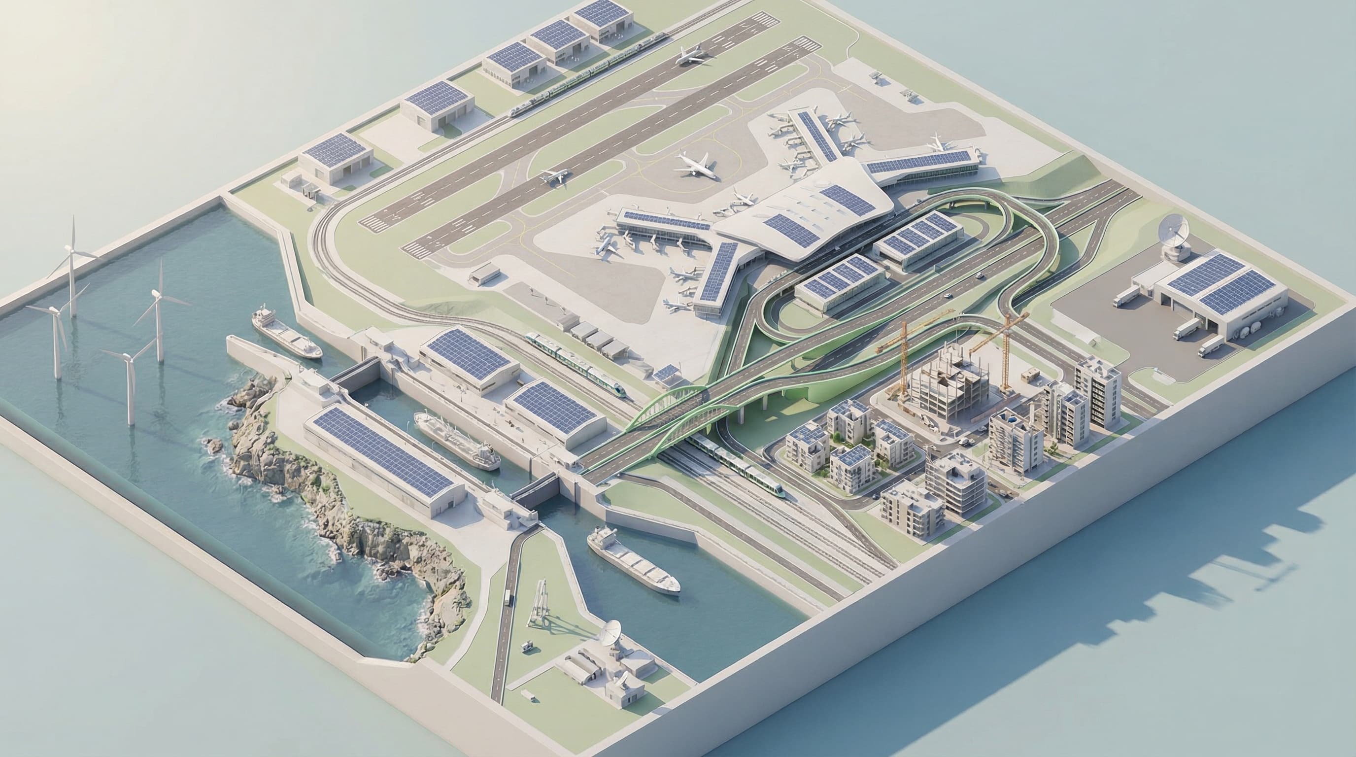 Basewise projecten — isometrisch overzicht